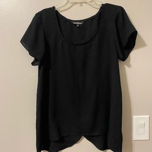 Express chiffon top with open back
